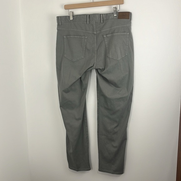 Peter Millar Grey-Brown Cotton Chinos - Picture 8 of 11